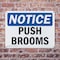 Signmission Push Brooms, 10 in W x Rectangle, Plastic OS-2PACK-NS-P-710-L-17921 - alternate 7